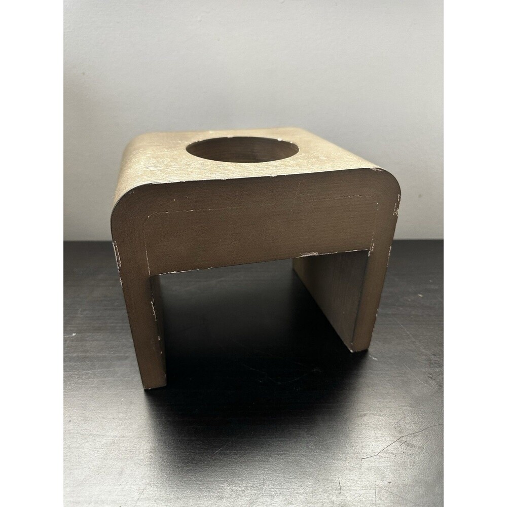 Lovesac Sactionals Drink Holder Weathered Ash *Flaws Scratches